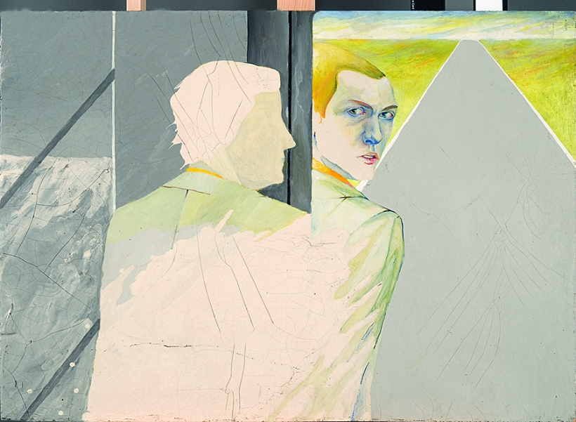 Ando Keskküla. Autoportree (Kaksikportree). 1970. Eesti Kunstimuuseum 