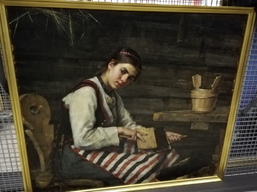 Maria Wiik. Kraasiv tüdruk. 1883. Foto: Karin Pastak