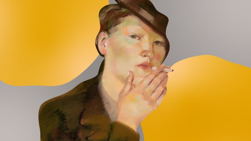 Näituse "Eneseloomine" tunnusvisuaal