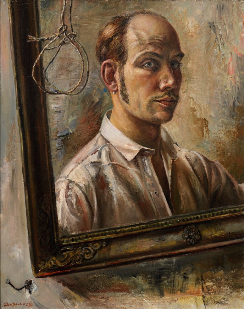 Adamson-Ericu autoportree silmusega