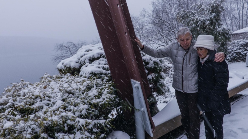 „Kõrghoonete ehitusinsener Leslie E. Robertson“. Kaader filmist