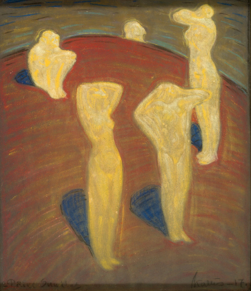 Oskar Kallise pastellmaal Päikese suudlus.