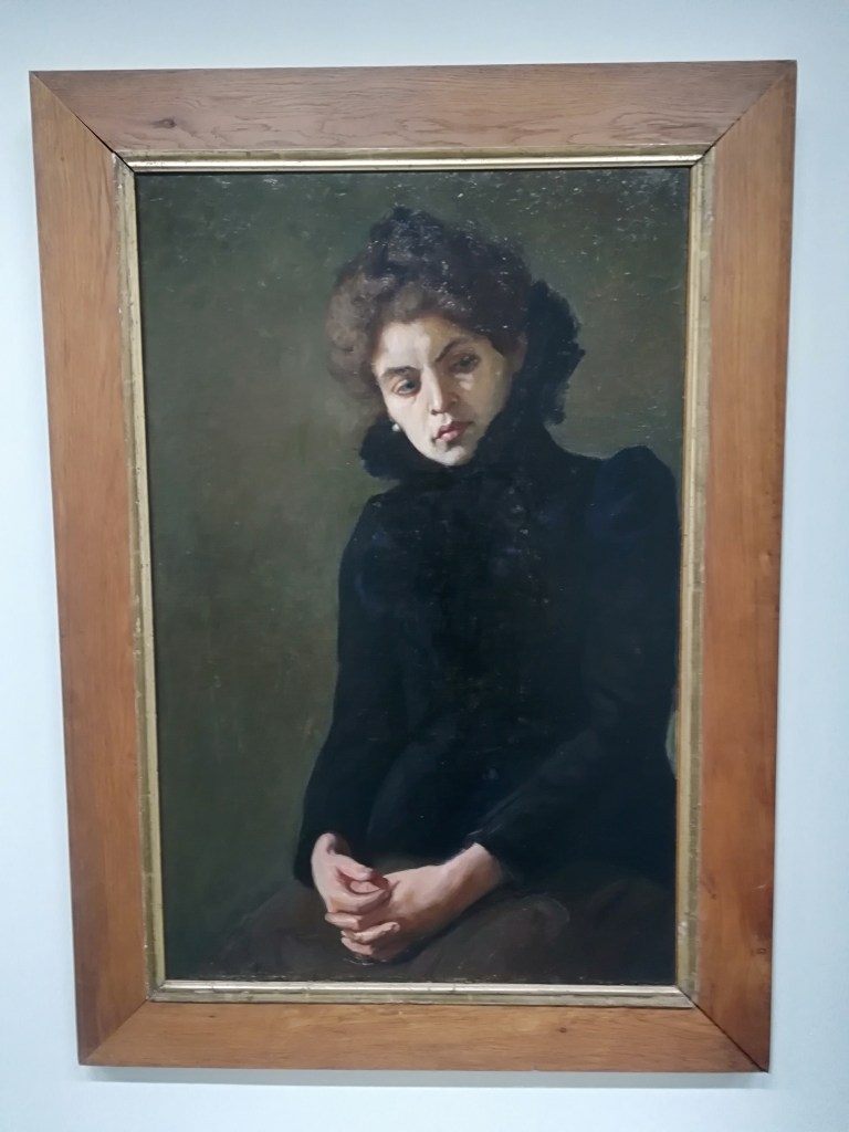 Stanislovas Bogušas-Sestšencevičius. Istuv naine. 20. sajandi algus