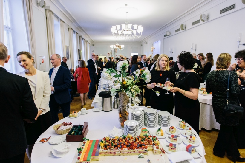 Pidulik vastuvõtt Rahvusooperis Estonia. Foto: Rait Tuulas