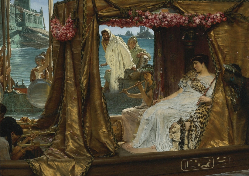 Lawrence Alma-Tadema maal „Antoniuse ja Kleopatra kohtumine“ 