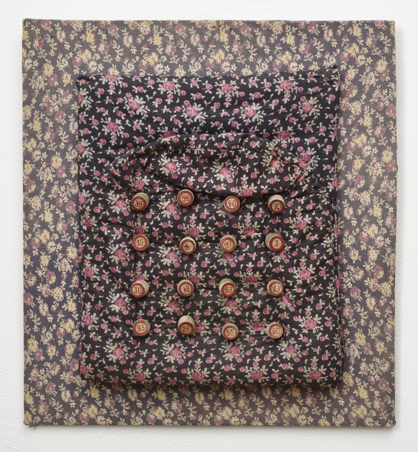 Andres Tolts. Seal, kus algab loto. 1969. Assamblaaž. Eesti Kunstimuuseum