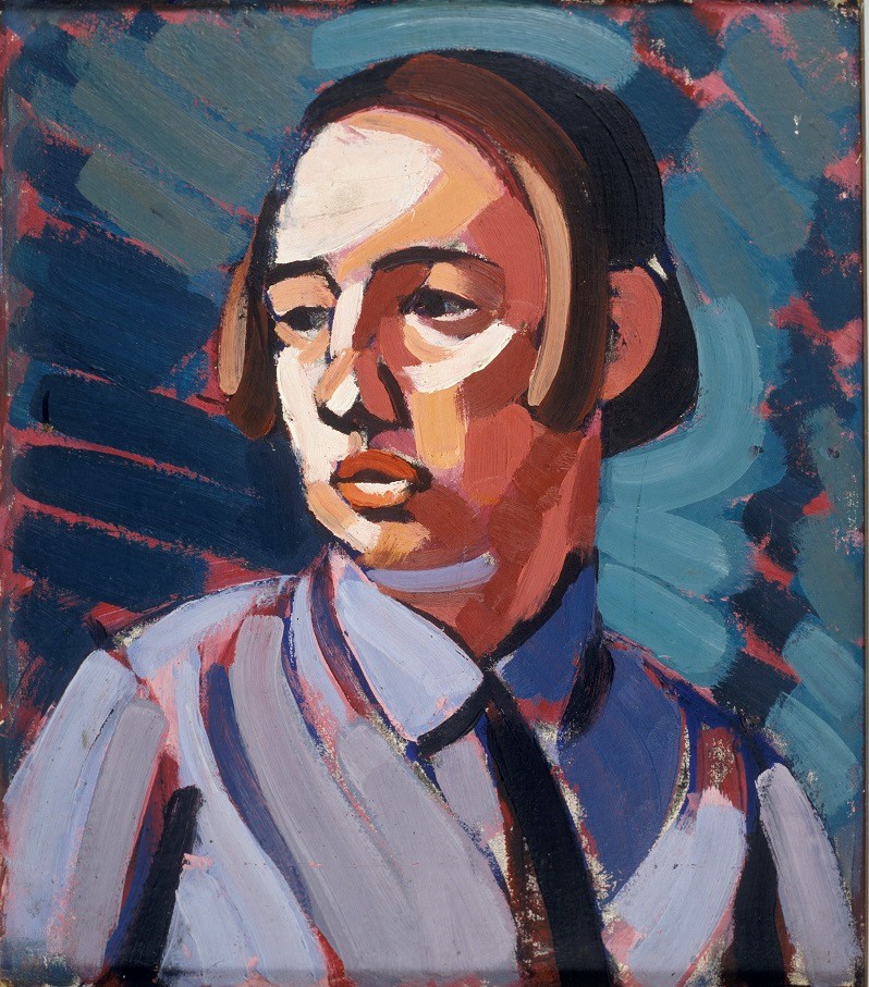 Kuno Veeber. Natalie Mei portree. 1923. Õli. Eesti Kunstimuuseum