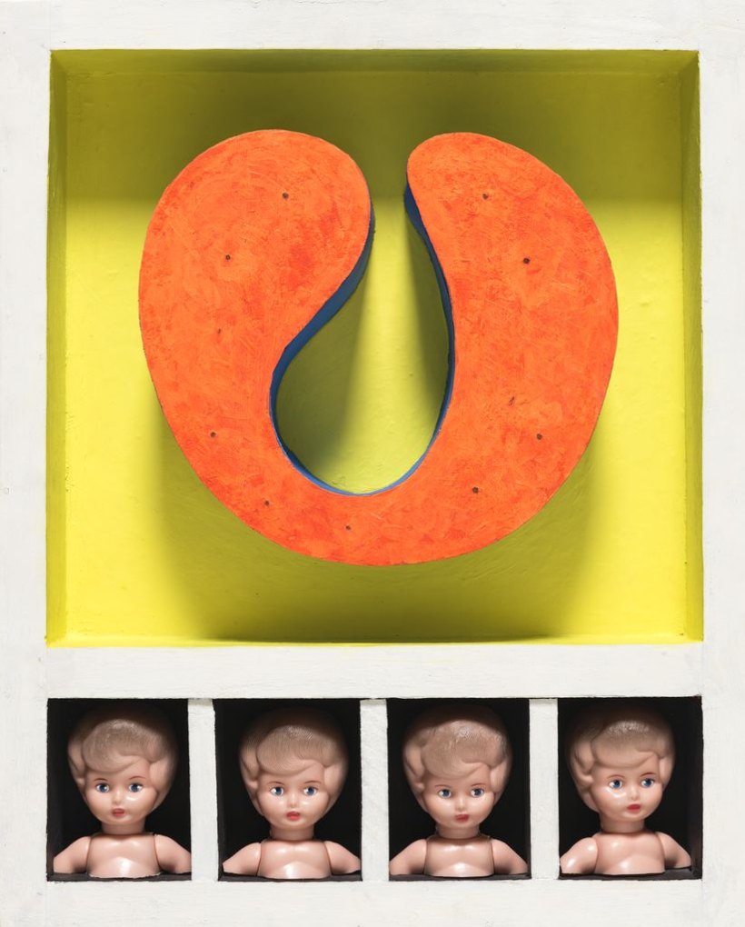 Kaljo Põllu. Iive, iive. 1967. Assamblaaž. Eesti Kunstimuuseum