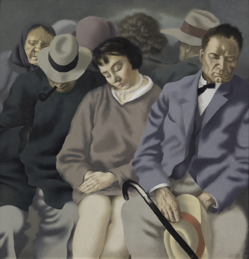 Eduard Ole maal "Reisijad"