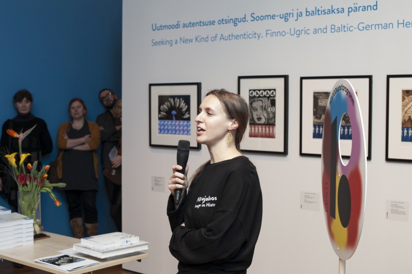 Näituse „Ajalugu pildis – pilt ajaloos“ avamine 2018. aastal. Foto: Kristina Õllek