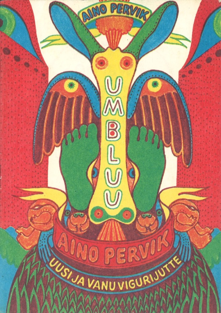 Vello Vinna illustratsioon Aino Perviku raamatule „Umbluu“ (1980)