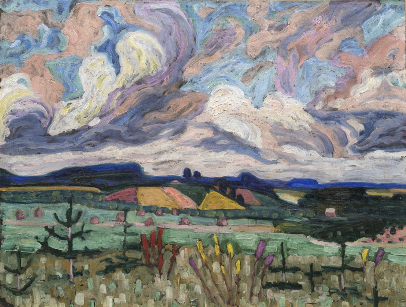 Konrad Mägi maal "Lõuna-Eesti maastik". Valminud aastatel 1915−1916. Õli. Peeter Värniku kogu