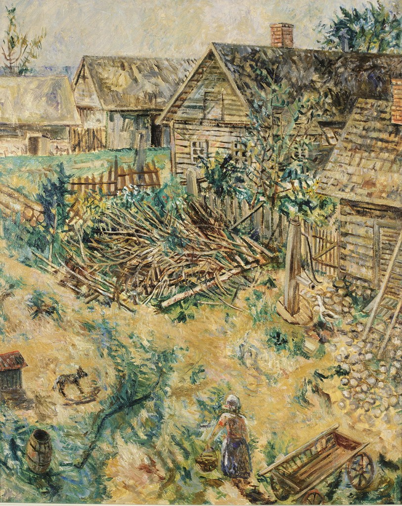 Adamson-Eric. Talu õu II. 1938. Õli. Eesti Kunstimuuseum