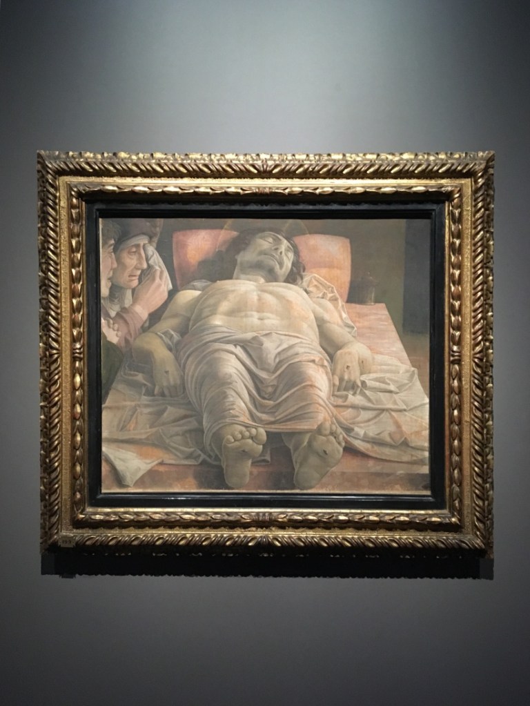 Andrea Mantegna. Surnud Kristus. U 1480. Pinacoteca di Brera. Foto: Tiiu Parbus