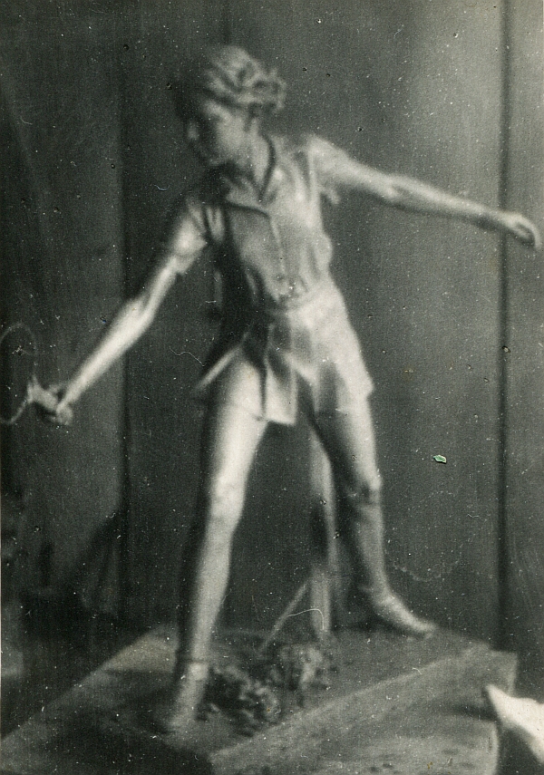 Skulptuur "Tennisemängija"