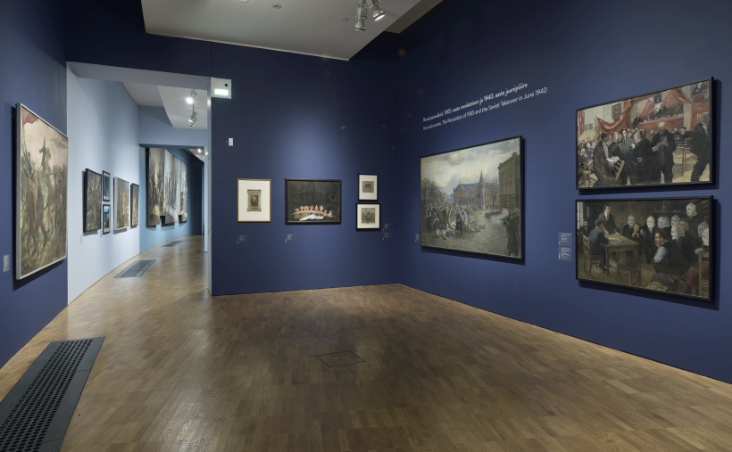 Näituse „Ajalugu pildis – pilt ajaloos“ vaade. Foto: Stanislav Stepaško