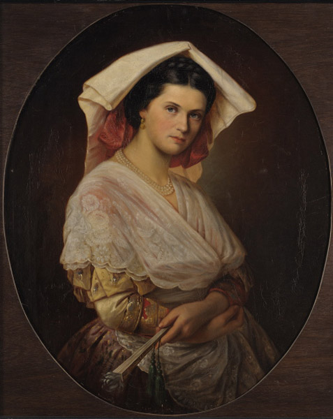 Julie Hagen-Schwarz. Naise portree. Dateerimata. Eesti Kunstimuuseum