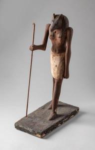 Anubis. Maalitud puit. Uus riik, 1539 – 1076 eKr. ©Museo Egizio, Torino