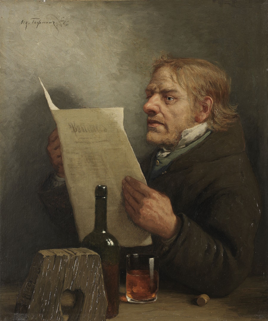 NÄDALA TEOS: Oskar Hoffmann.&nbsp;Ajalehelugeja