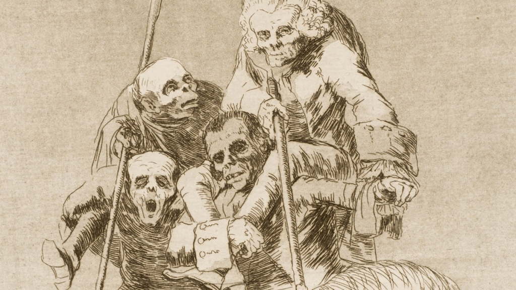 NÄDALA TEOS: Francisco Goya. Vastastikku (Unos a otros). Leht 80-lehelisest sarjast „Tujud (Los Caprichos)“&nbsp;(1797–1803)