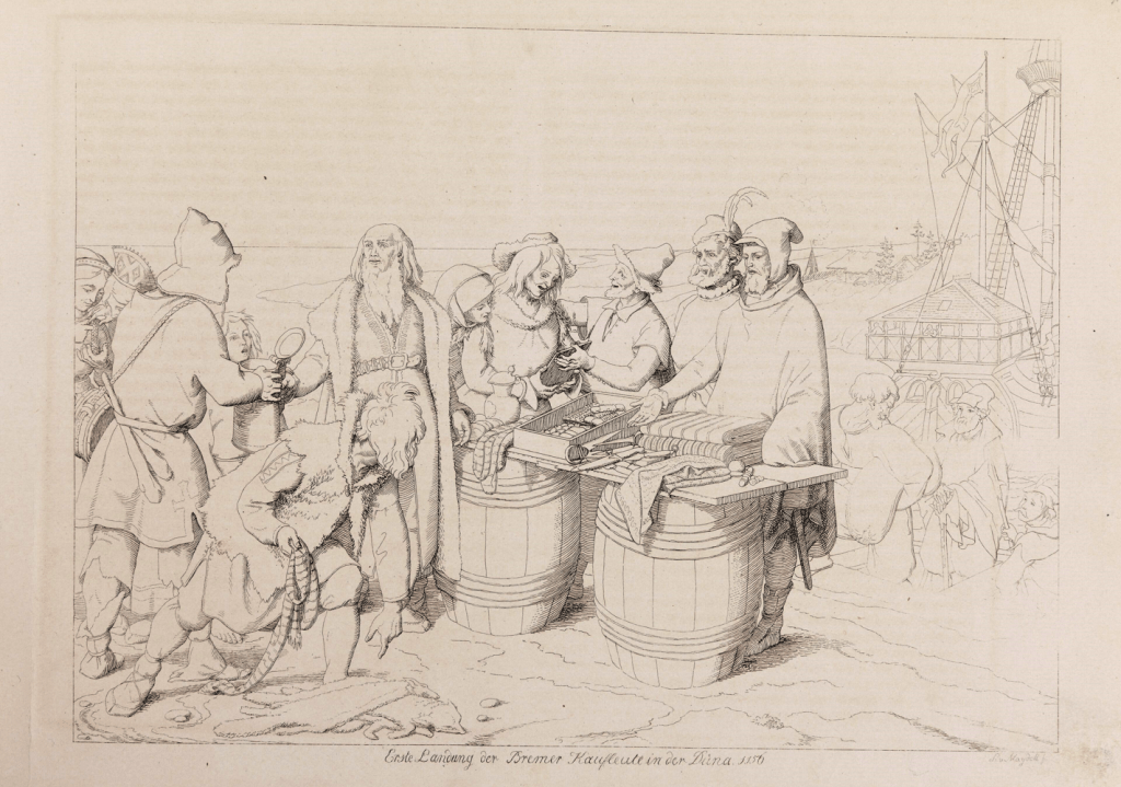 NÄDALA TEOS: Friedrich Ludwig von Maydell. Bremeni kaupmeeste esimene maabumine Väina jõe suudmes AD 1156&nbsp;(1839)