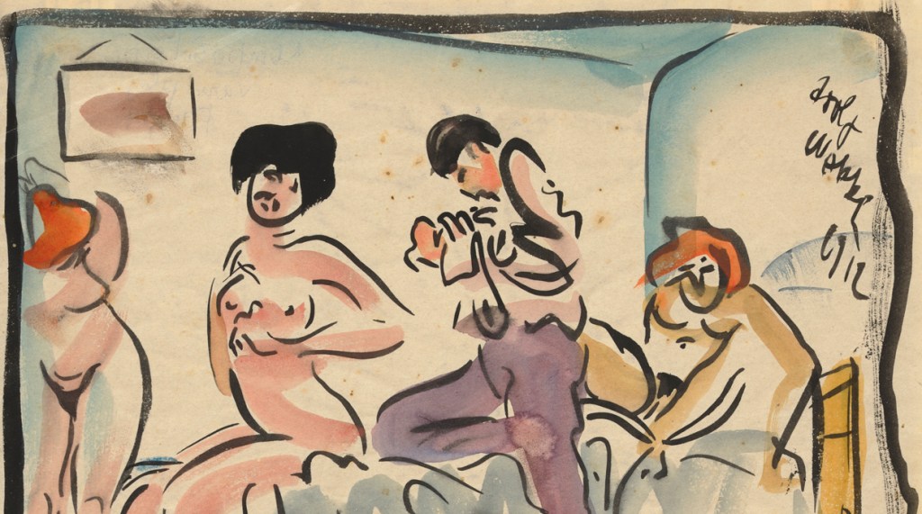 NÄDALA TEOS: Ado Vabbe. Kompositsioon nelja figuuriga (1912)